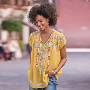 JOHNNY WAS Ancient Legends Top